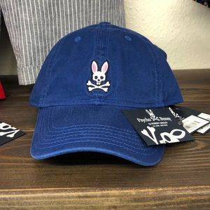Psycho bunny blue cap hat